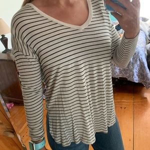 Black abs white soft and sexy long sleeve.